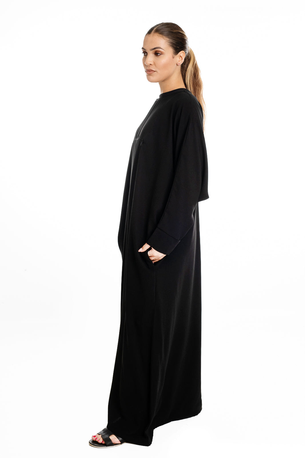 CHEST POCKET ABAYA