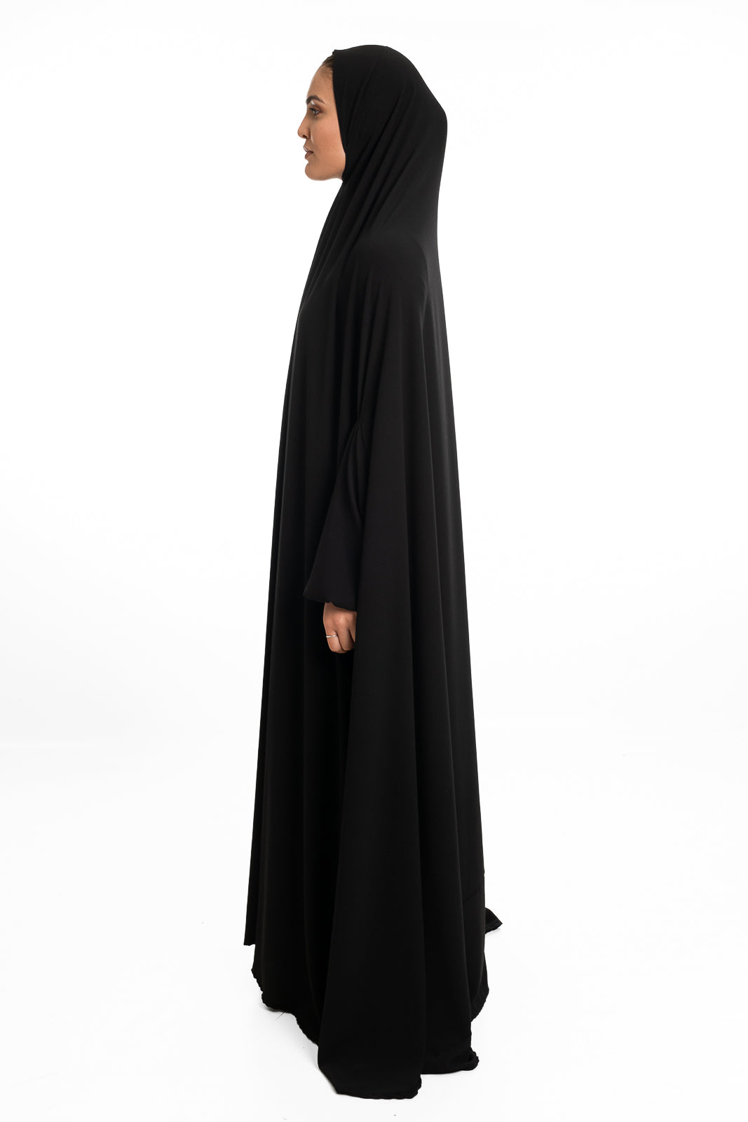 BLACK ALL IN ONE BURQA