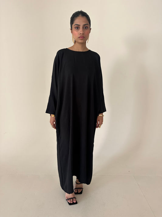 BLACK SLIP DRESS