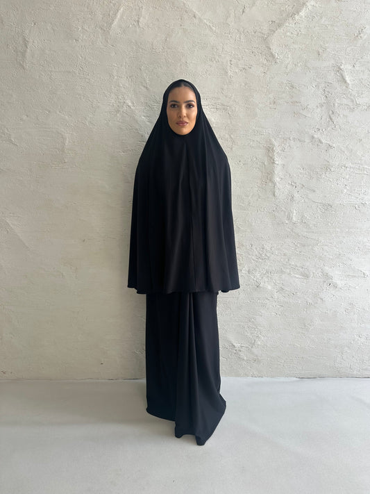 BLACK PRAYER-WEAR SET