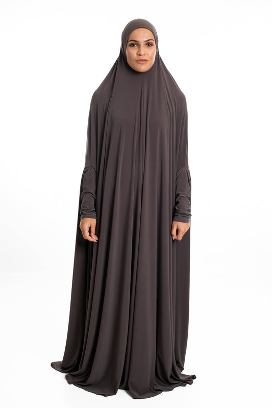 CHARCOAL ALL IN ONE BURQA